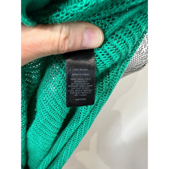 Express Dolman Sweater 3/4 Sleeve Green Size small S - Picture 9 of 9